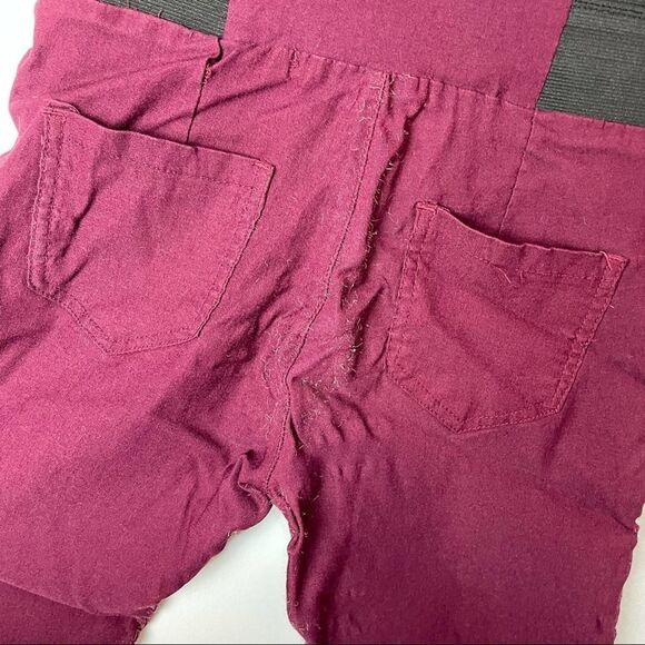 Burgundy Maroon Spandex Stretchy Skinny Tight Jeggings with pockets size M - Picture 11 of 13